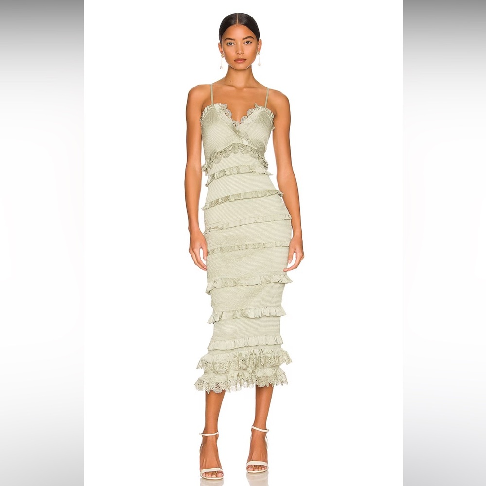 V. Chapman Narcisse Dress in Sage